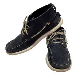 Blue Suede Ugg Chucka Shoes Sz 12 Moc Beach Leather Style# 10015002 Mens